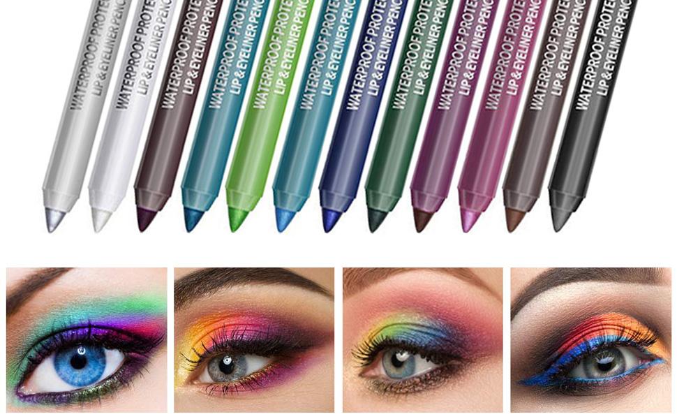 Langvarig vanntett eyelinerblyant, fasjonabel øyesminkekosmetik
