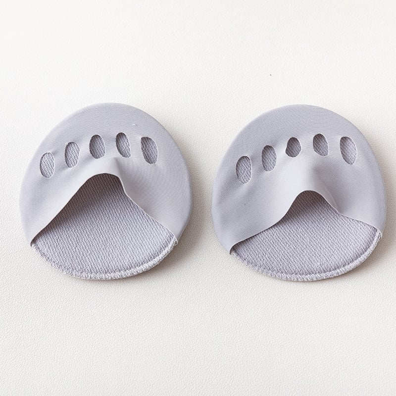 👠✨ Femtårs forfotputer for kvinner | Støtdempende innleggssåler for høye hæler | Svart/Beige