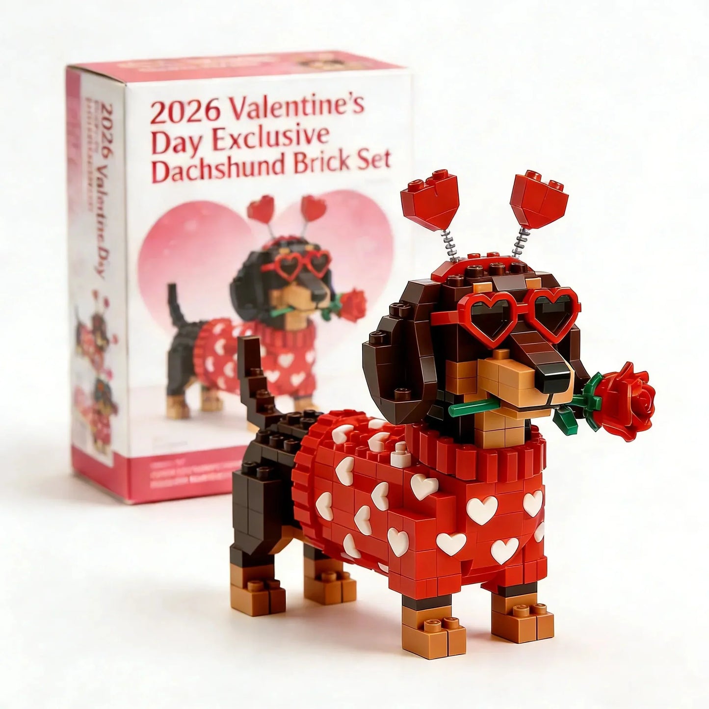 💖 Eksklusivt dachs-byggesett til Valentinsdagen 2026 🐕