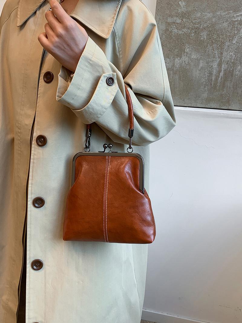 Retro-stil crossbody-veske