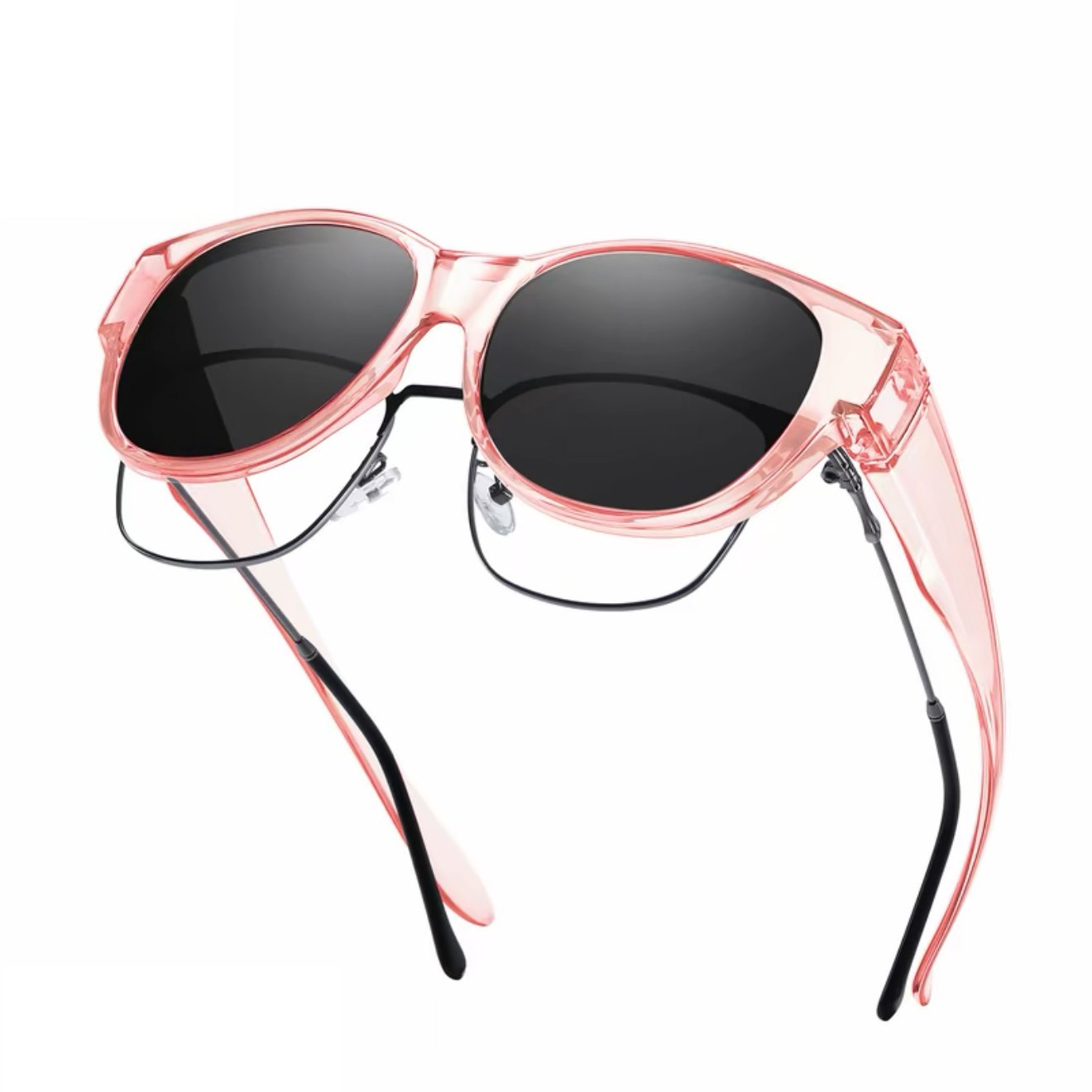 🕶 Nye cat-eye-solbriller i ekstra stor størrelse, med polariserte linser og UV400-beskyttels