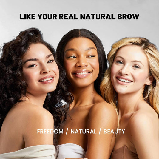 🌟 Oppnå perfekte bryn - ✨ 4D brynpenn - for naturlige, perfekte øyenbryn og eyeliner hele dagen! 💁‍♀