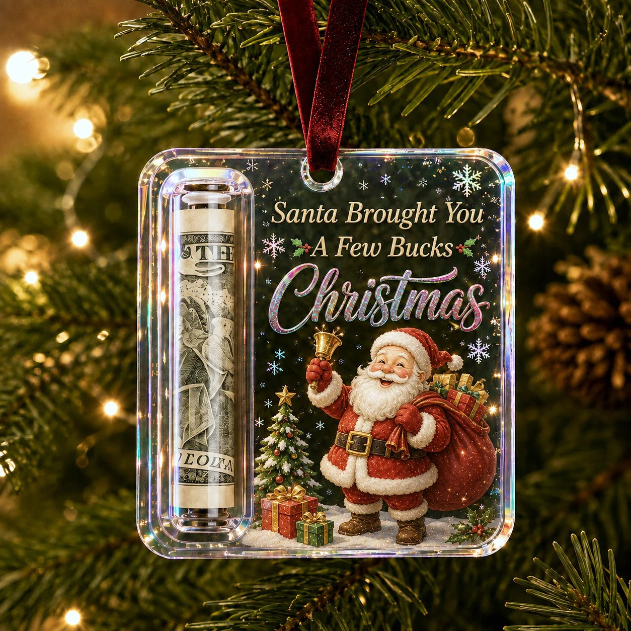 💵🎄 Julegaveoppheng med kontanter – Gjør penger om til en juleoverraskels