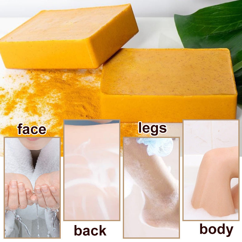 🔥Köp 2 Få 3 gratis🔥Lemon Turmeric & Kojic Acid Soap Bars