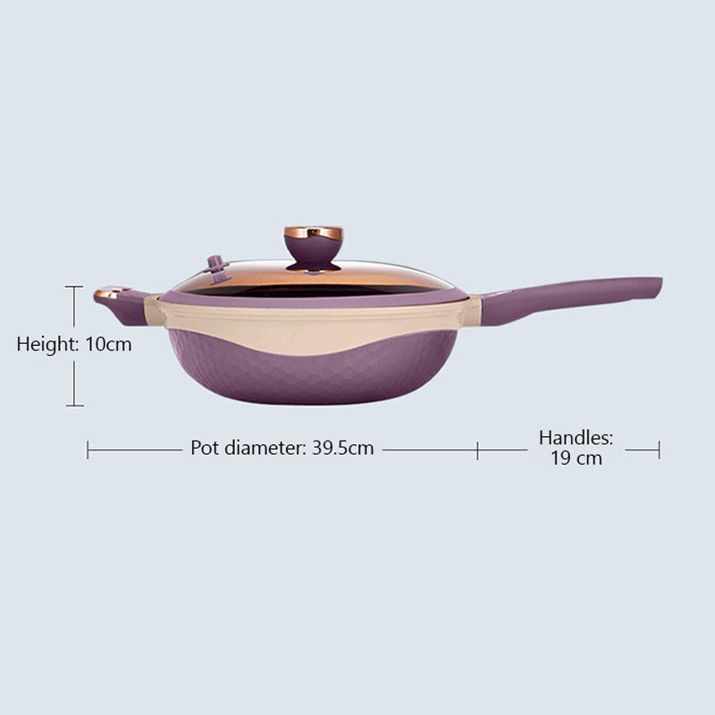 🍳Multifunktionell Non-Stick-stekpanna med lock