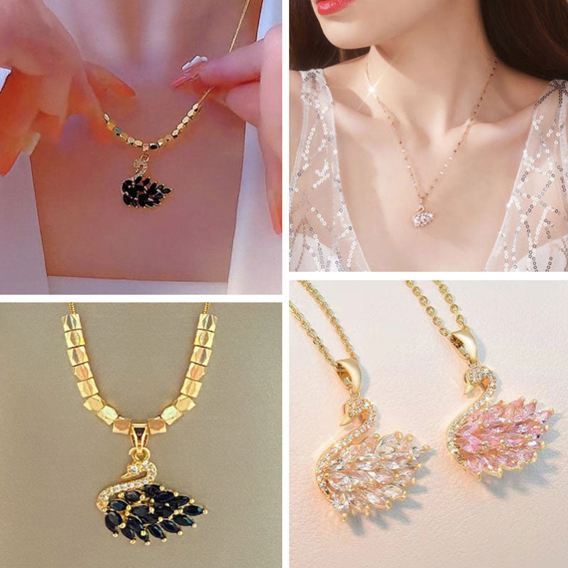 Dazzling Swan Necklace for Women