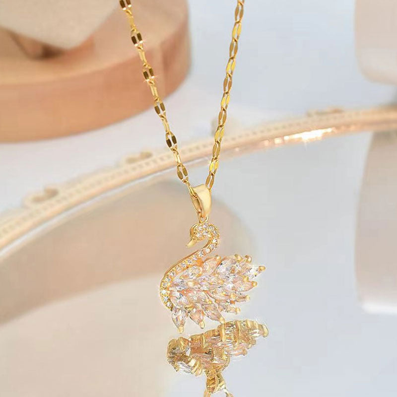 Dazzling Swan Necklace for Women