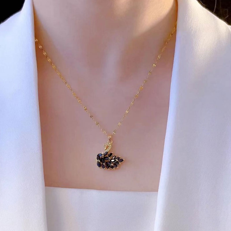 Dazzling Swan Necklace for Women