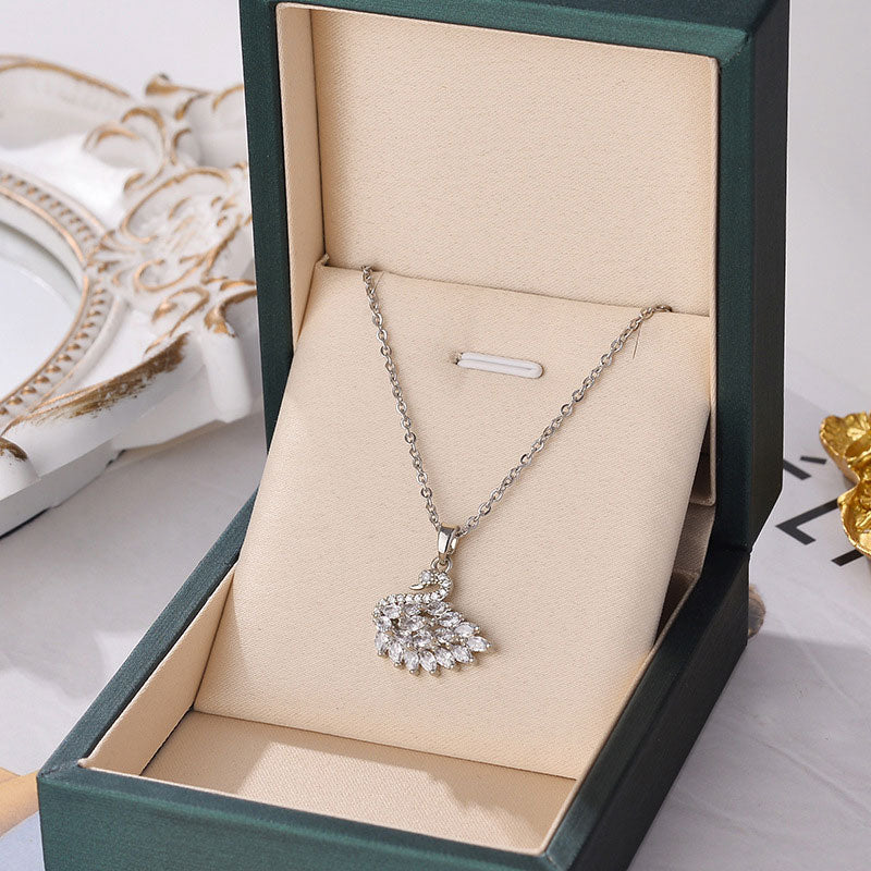 Dazzling Swan Necklace for Women