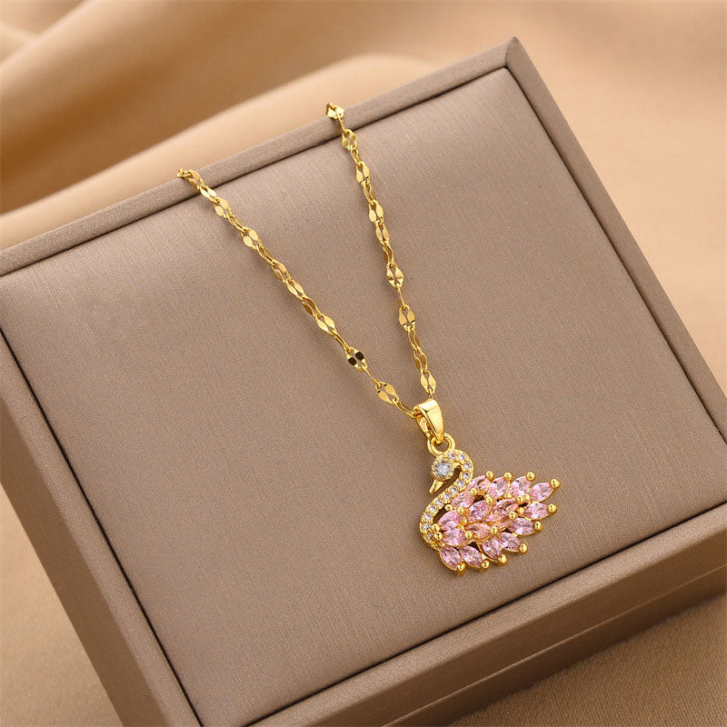 Dazzling Swan Necklace for Women