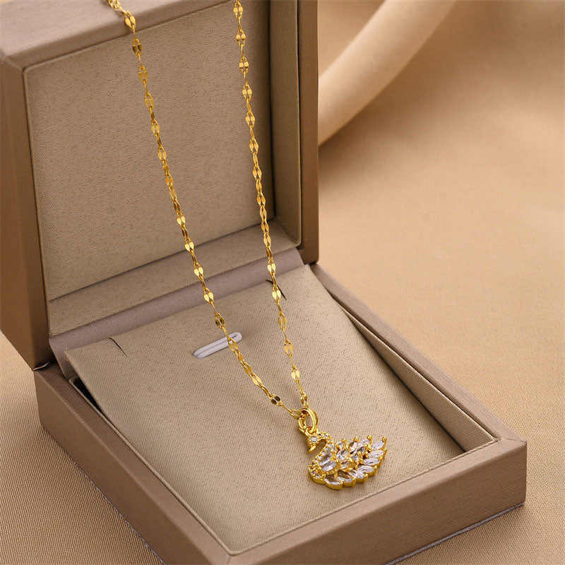 Dazzling Swan Necklace for Women