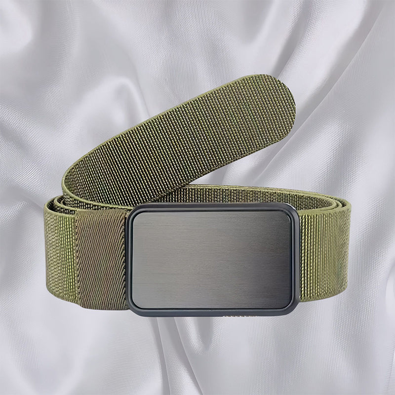 Durable No-Hole Tactical Belt with Magnet Buckle