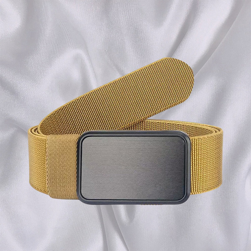 Durable No-Hole Tactical Belt with Magnet Buckle