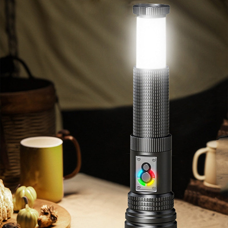 🔥2024 Hot Sale 47% OFF🔥Zoomable LED Flashlight with Power Bank Function