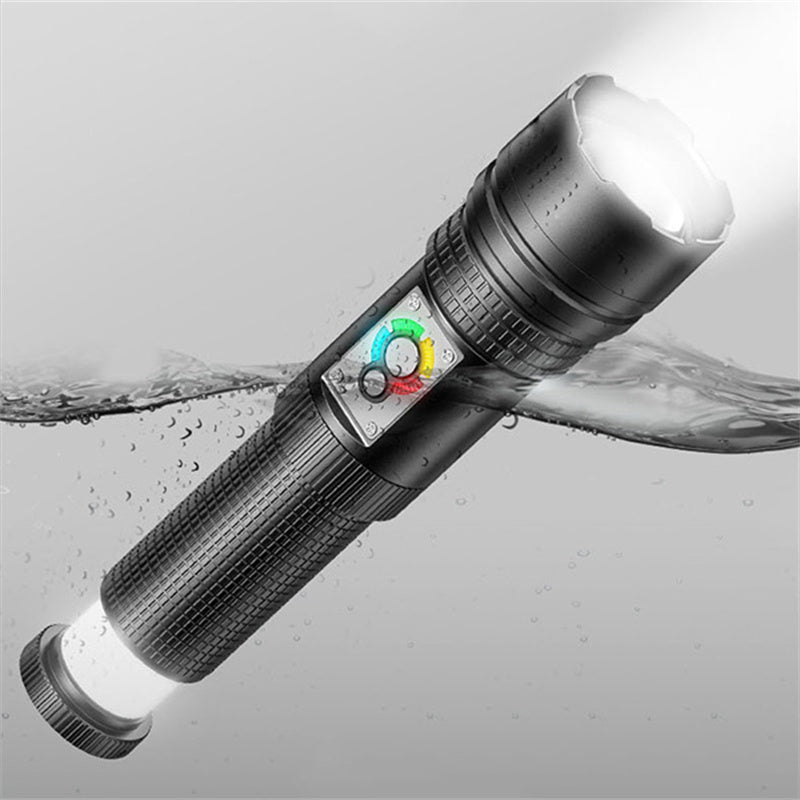 🔥2024 Hot Sale 47% OFF🔥Zoomable LED Flashlight with Power Bank Function