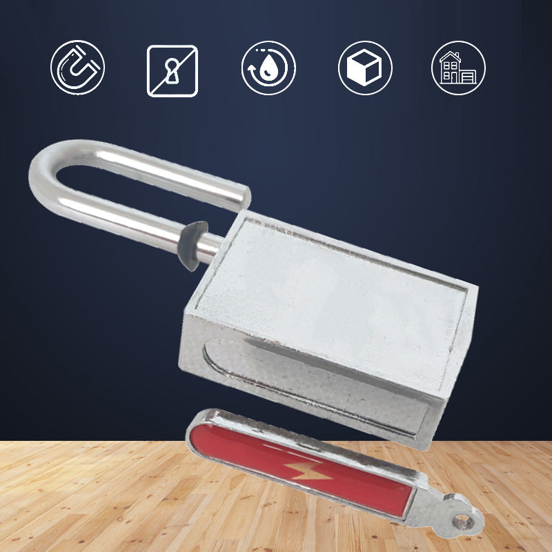 Waterproof Magnetic Padlock with Magnetic Strip