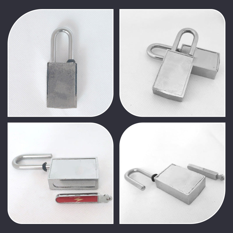 Waterproof Magnetic Padlock with Magnetic Strip