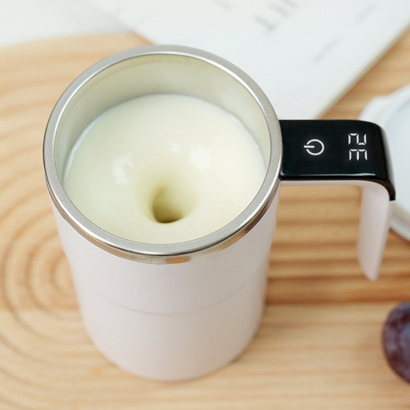 💥Julesalg 50 % ☕🔋Oppladbart automatisk magnetisk kaffekopp-sett med omrører⚡
