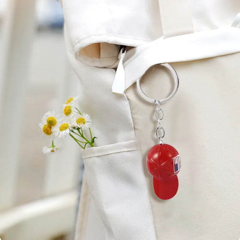 Creative Red Hat Keychain