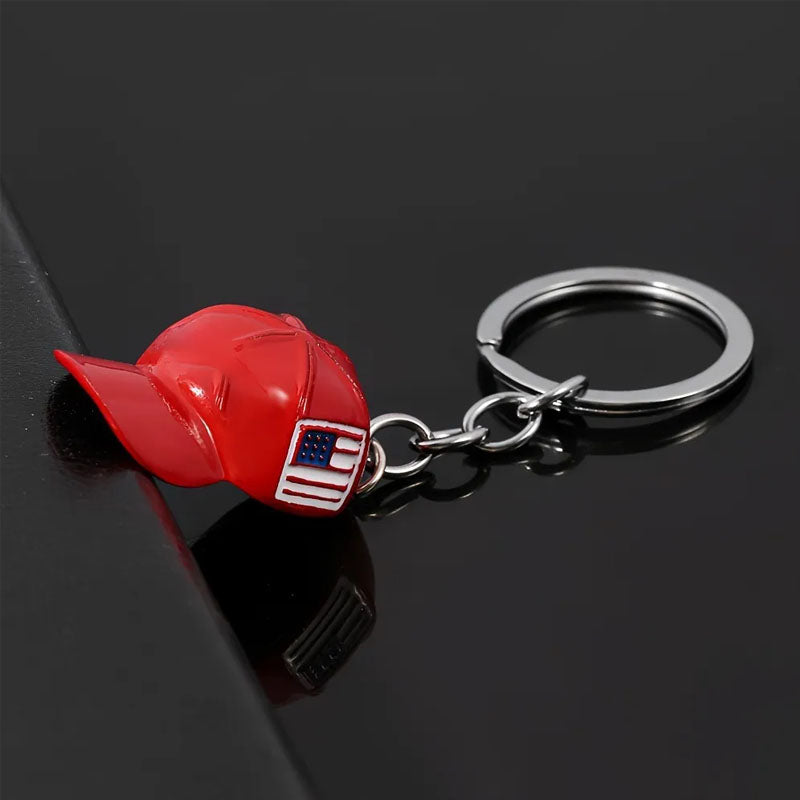 Creative Red Hat Keychain