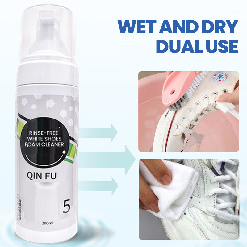 Rinse-Free White Shoes Foam Cleaner