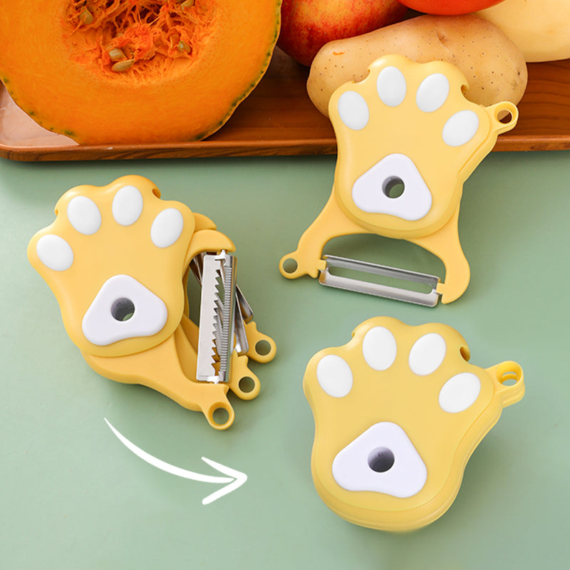 Multifunctional 3-in-1 Julienne Peeler