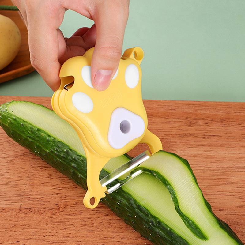 Multifunctional 3-in-1 Julienne Peeler