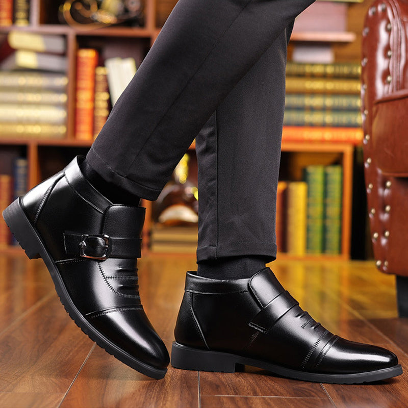 [Winter Gift] 💥GET 55% OFF💥Men's Warm Casual PU Leather Shoes