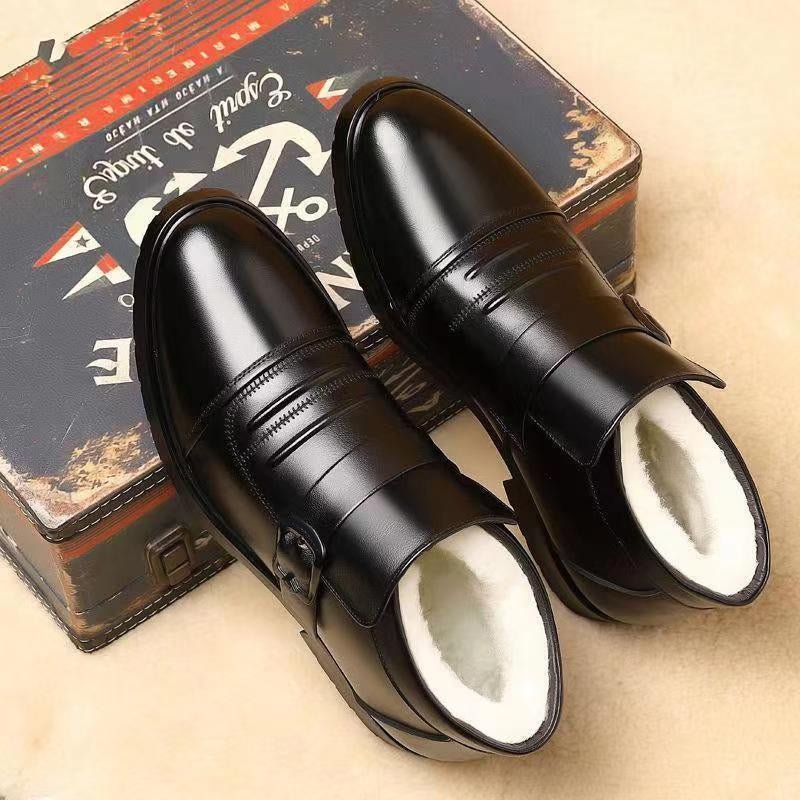 [Winter Gift] 💥GET 55% OFF💥Men's Warm Casual PU Leather Shoes