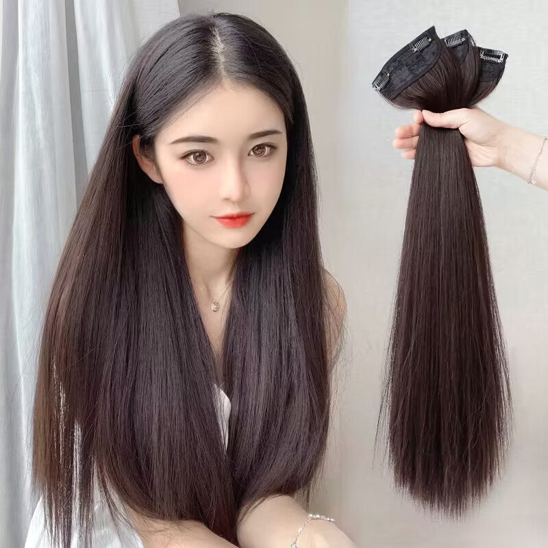 Clip in U-Shaped Hair Extension Hairpiece for Women