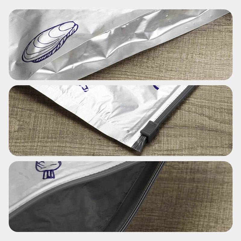 Antibakteriell oppbevaringspose i aluminiumsfolie/Gjenbrukbare, forseglede oppbevaringsposer laget av aluminiumsfolie