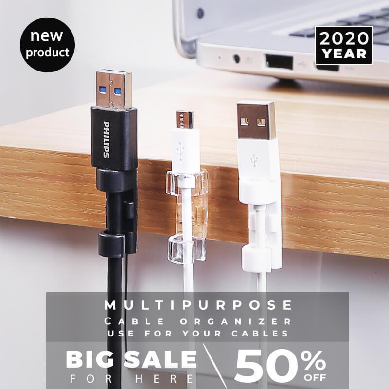 ⏳Tidsbegrenset tilbud⏰🔌 Kabelholder – pen og flokefr