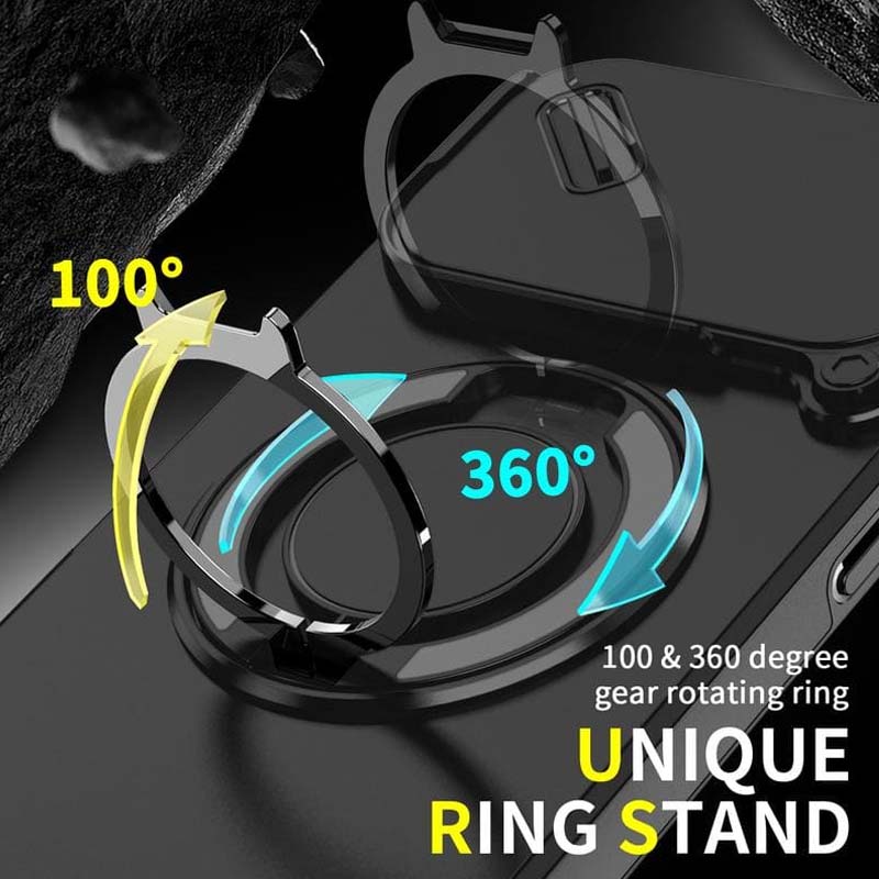 🔥 SISTE DAGS TILBUD - 50 % RABATT 🔥 Magnetisk telefondeksel med ringstativ til iPhon