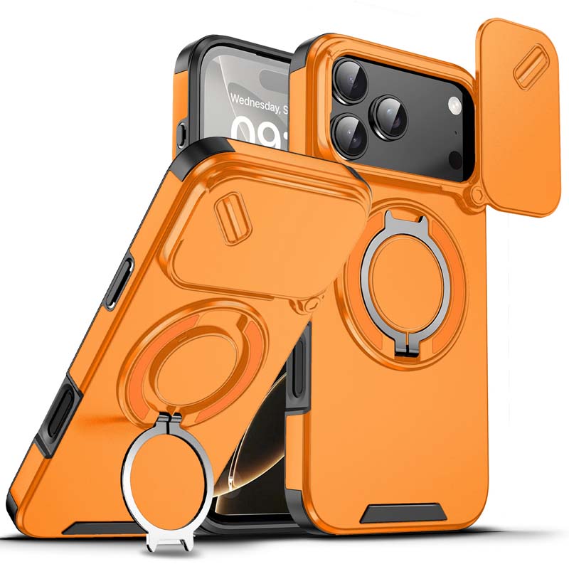 🔥 SISTE DAGS TILBUD - 50 % RABATT 🔥 Magnetisk telefondeksel med ringstativ til iPhon