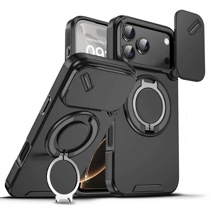 🔥 SISTE DAGS TILBUD - 50 % RABATT 🔥 Magnetisk telefondeksel med ringstativ til iPhon