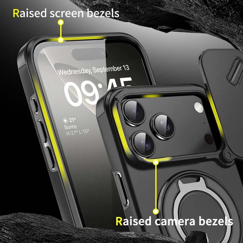 🔥 SISTE DAGS TILBUD - 50 % RABATT 🔥 Magnetisk telefondeksel med ringstativ til iPhon