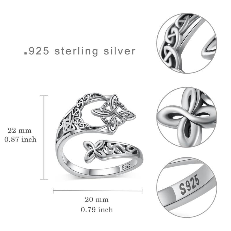 Keltisk treenighetsring – Vintage ring i mystisk stil 🔮