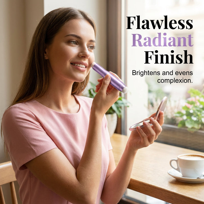 2-i-1 foundationstick som skifter farg